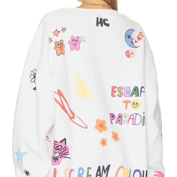 The Mayfair Group @ISCREAMCOLOR Sweatshirt Crewneck Somebody Loves You - Picture 13 of 13